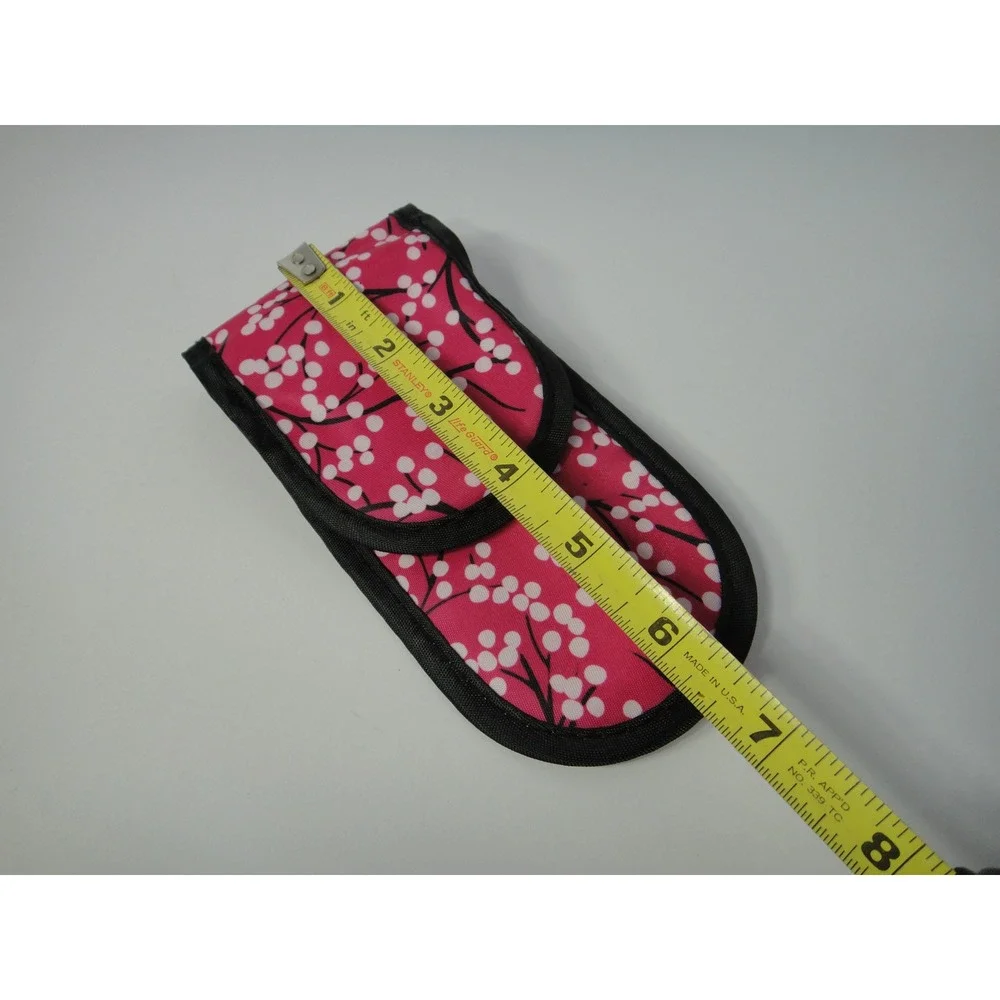 Caboodles 3 Piece Cosmetic Bag Set Pink Floral Cherry Blossom Train Case Mirror